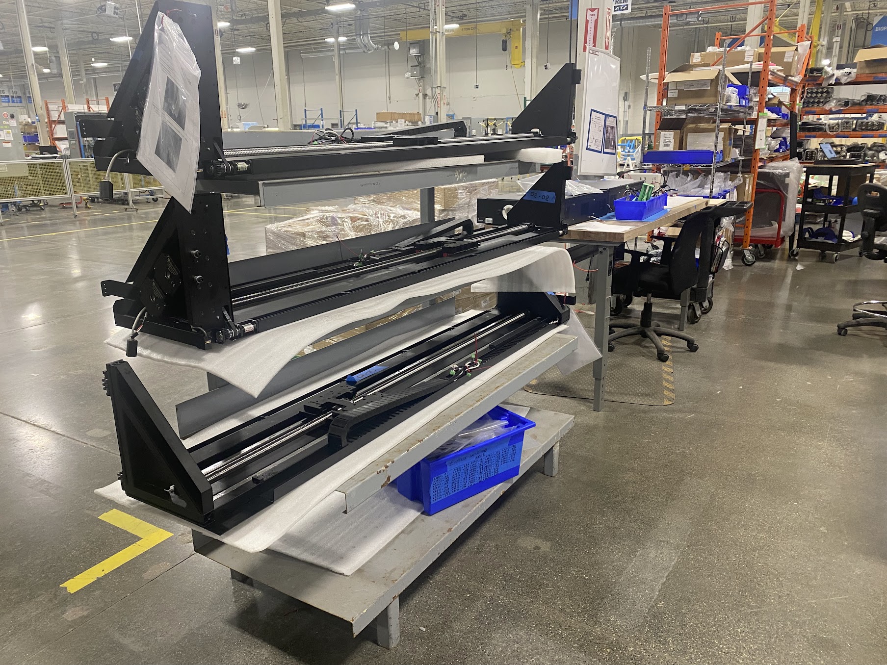 Gantrys ready to be FAT tested